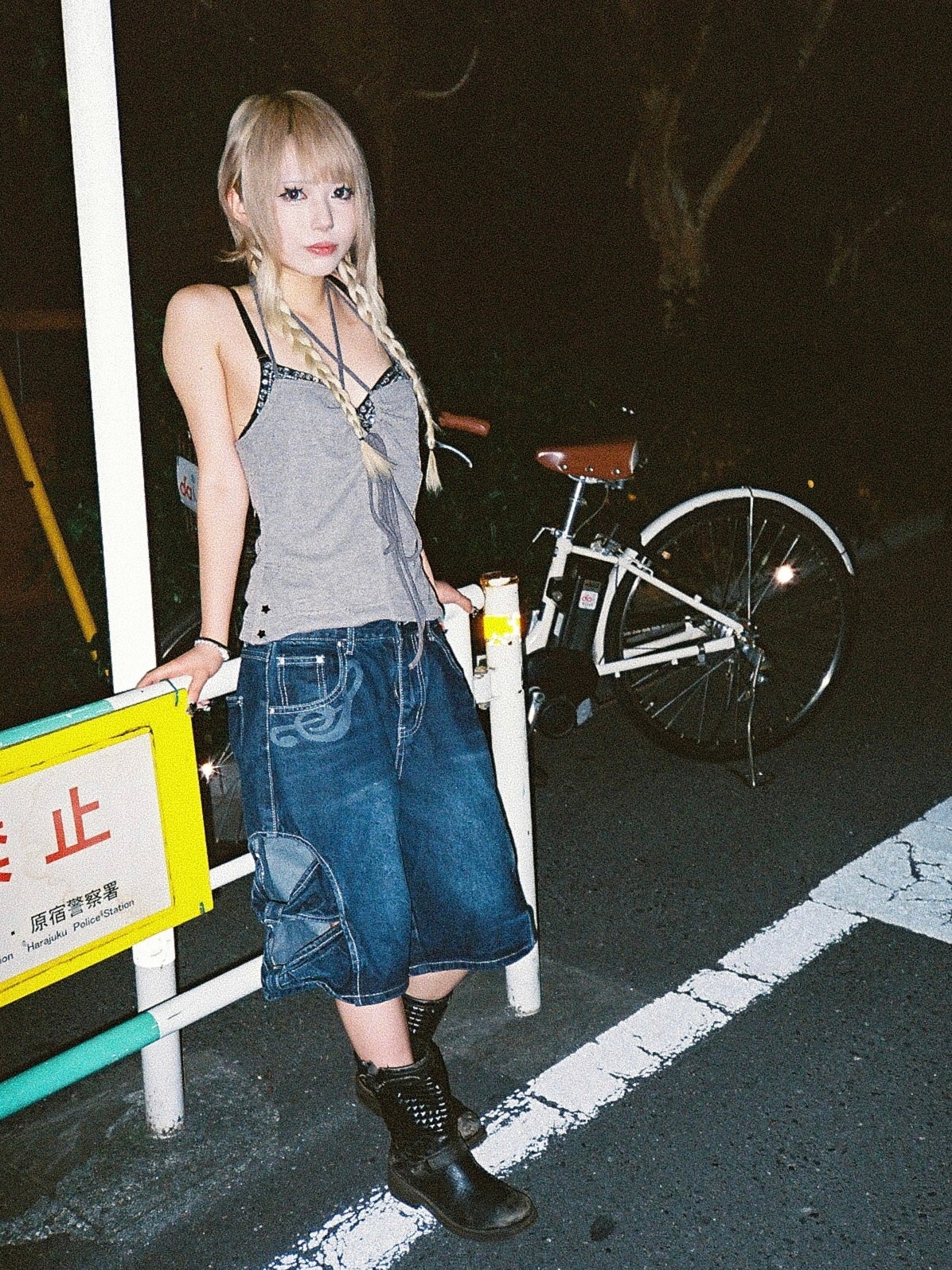 Denim Bow Shorts