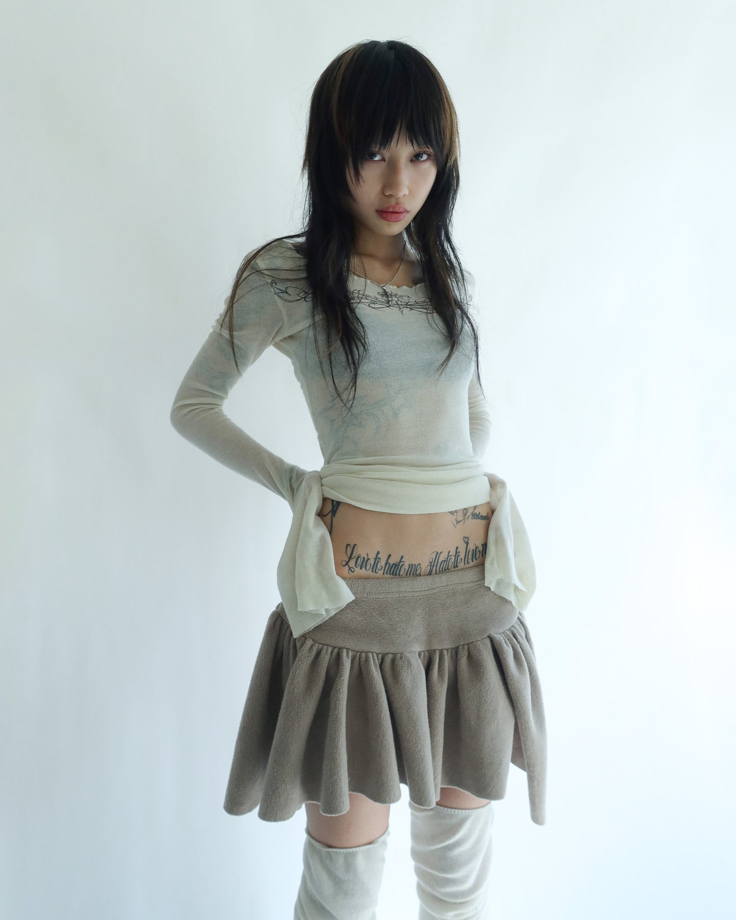 Tulip Skirt Beige