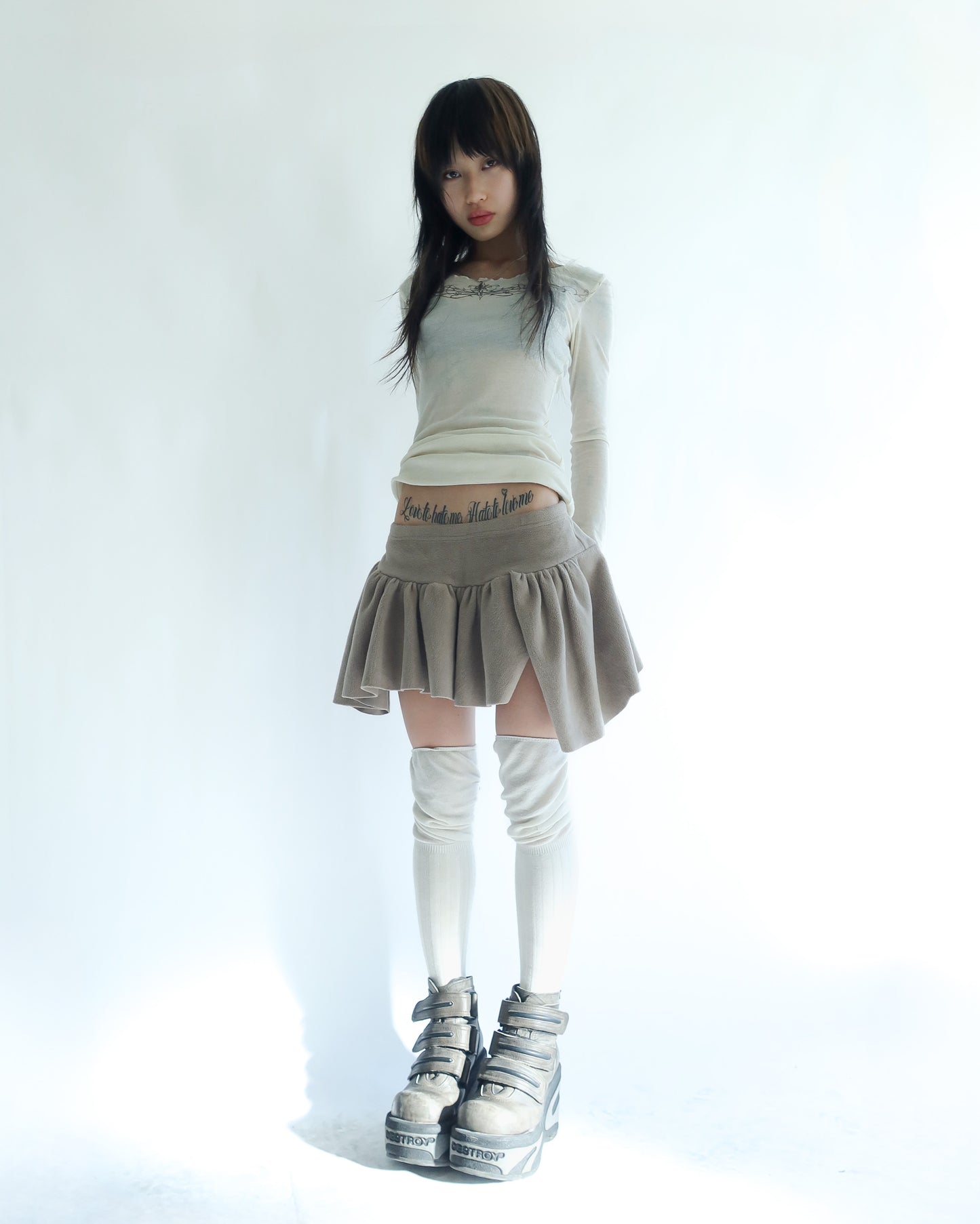 Tulip Skirt Beige